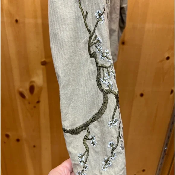 Sandy Starkman Vintage Embroidered Jacket Art Embellished Small - Picture 11 of 15